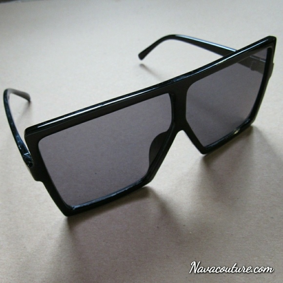Trendy black fashion sunglasses - Picture 3 of 4